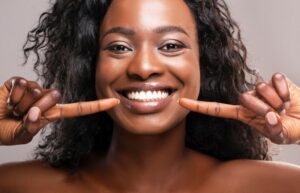 Woman with an attractive smile